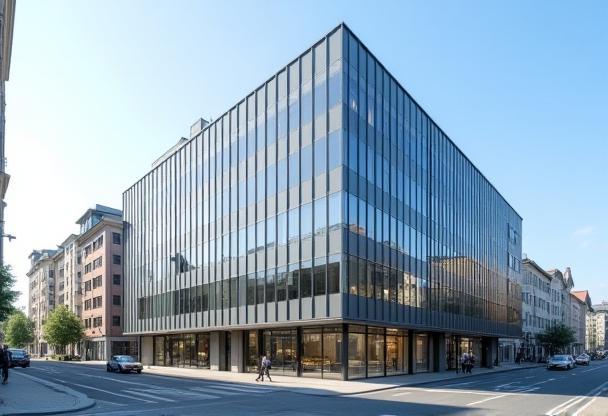 Exterior photo of a modern office building in Zurich, symbolizing the company location.